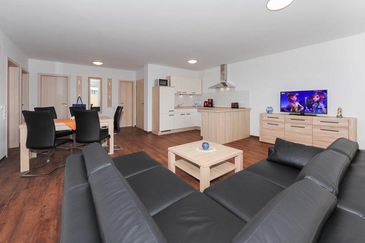 Haus Leuchtturm Appartement Bensersiel Buitenkant foto